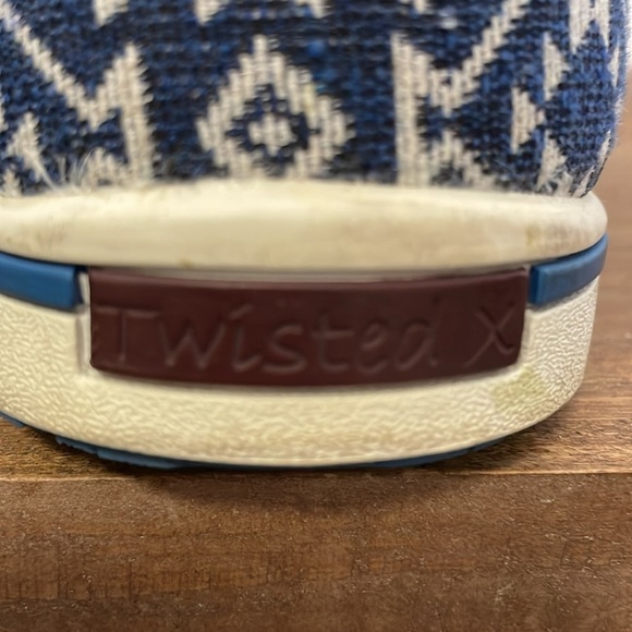 Twisted X Hooey Women’s 9.5M Moc Toe Southwestern Lace Up Loafer Shoes - Picture 11 of 11